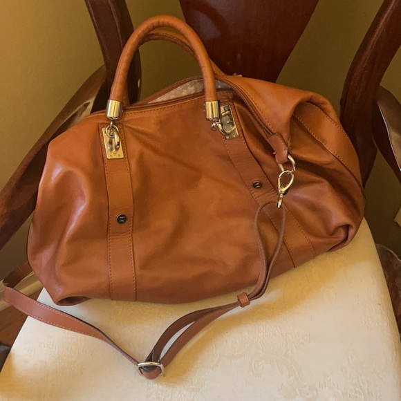 Vive Bags Antwerp soft leather satchel crossbody handmade in Belgium unique find - Picture 7 of 13